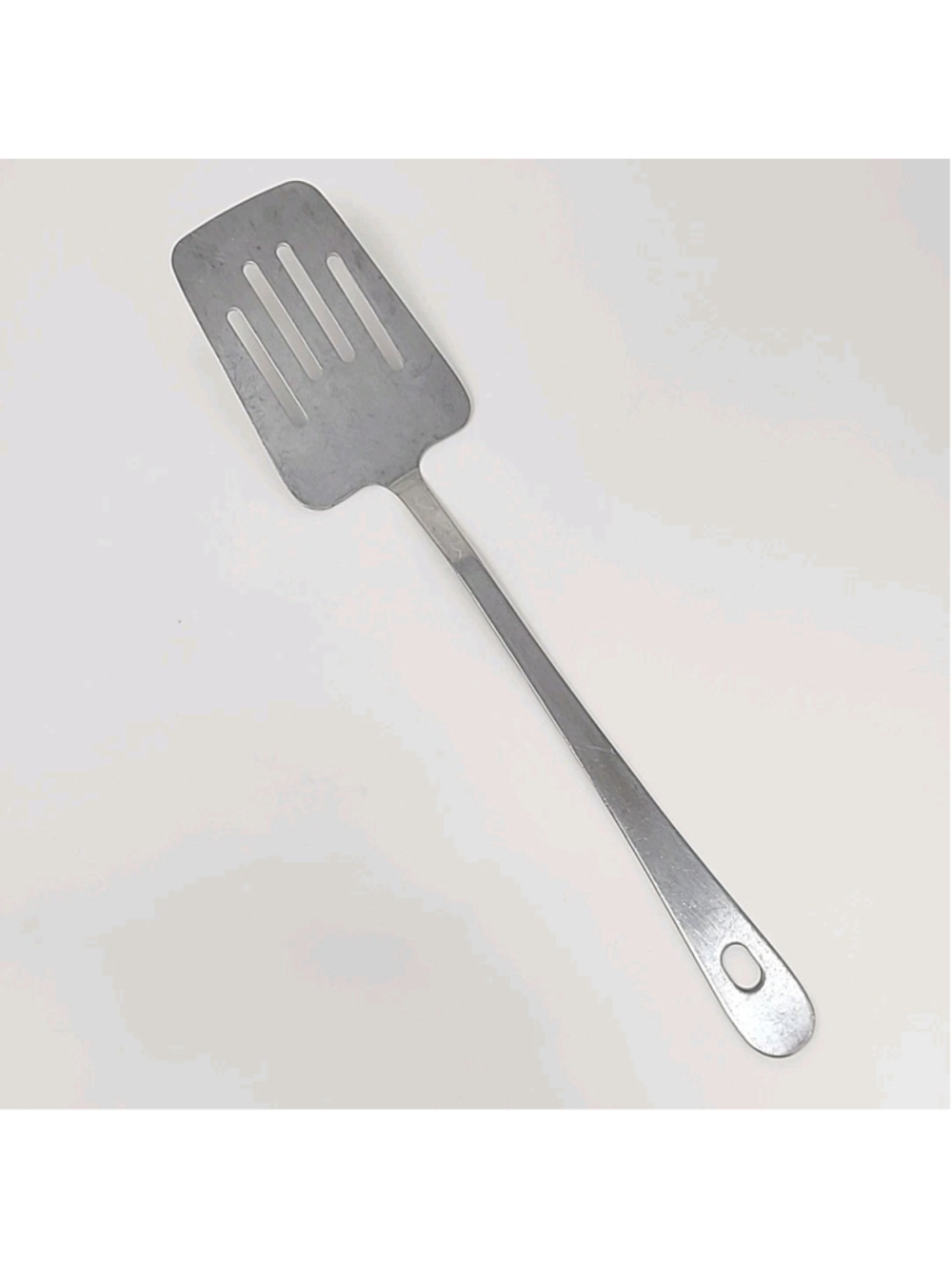 Vintage Robinson Knife Co Stainless Slotted LONG Spatula Turner Steel Handle USA